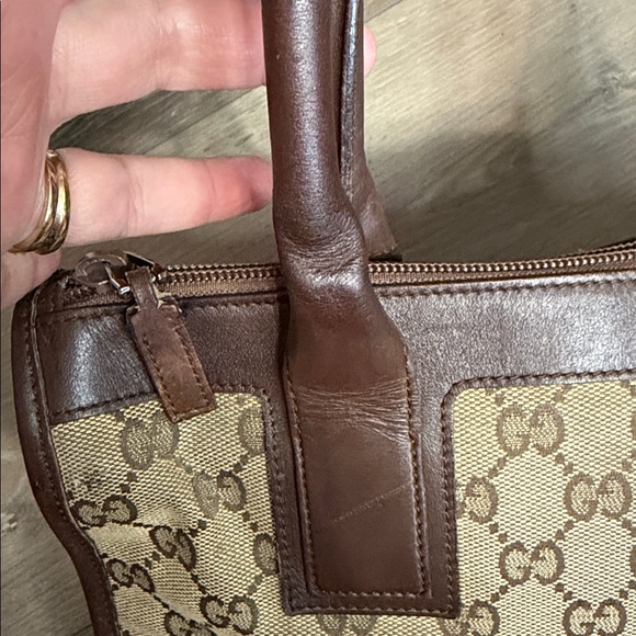 Gucci Brown Monogram Tote Bag with COA - Picture 13 of 13